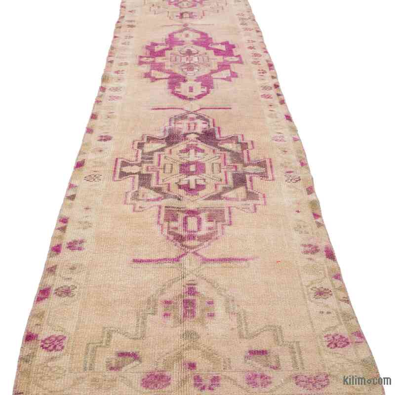 Vintage Tribal Runner Rug - 2' 10" x 12' 2" (34" x 146") - K0057459