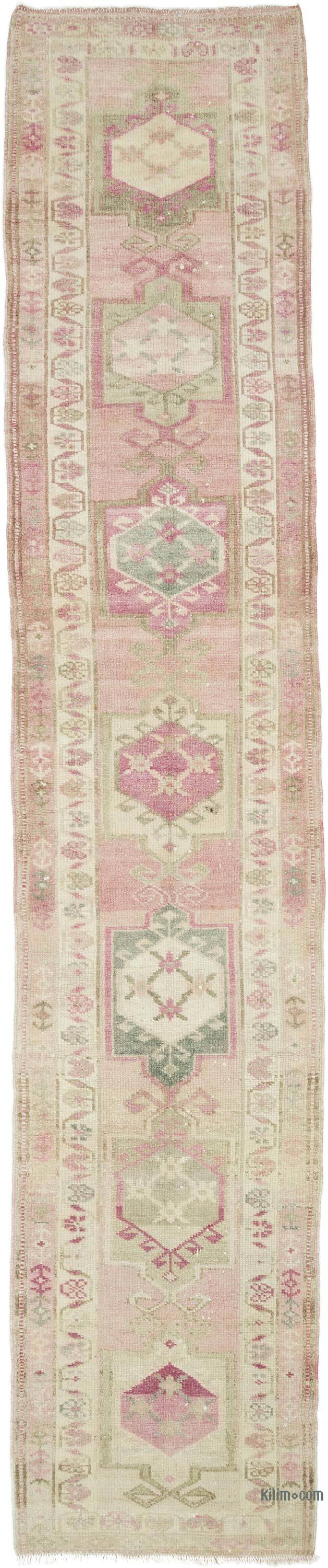 Vintage Tribal Runner Rug - 2' 7" x 13' 3" (31" x 159") - K0057461