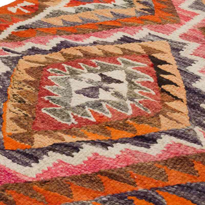 Vintage Tribal Kilim Runner - 2' 9" x 9' 11" (33" x 119") - K0057470