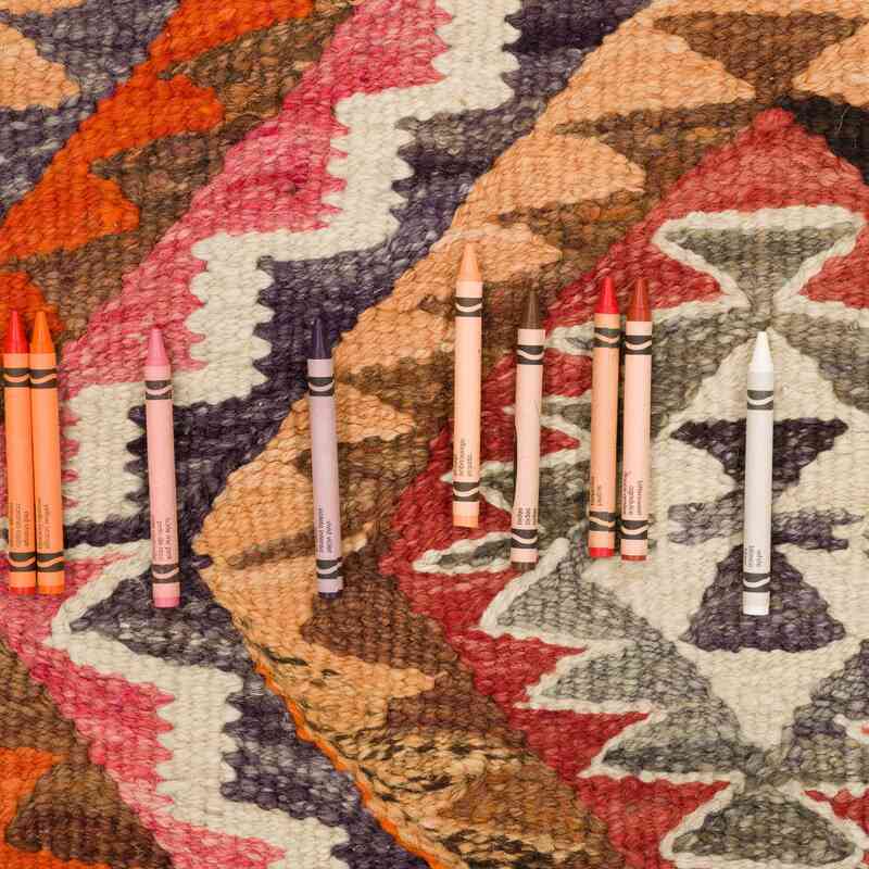 Vintage Tribal Kilim Runner - 2' 9" x 9' 11" (33" x 119") - K0057470