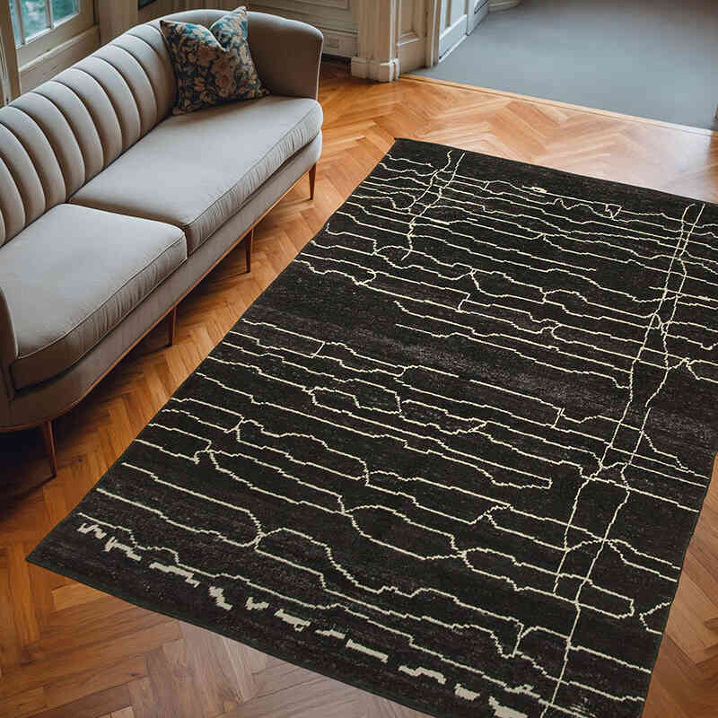 Yeni Fas Stili El Dokuma Tulu - 190 cm x 276 cm - K0057481