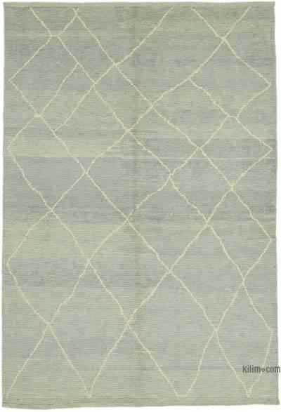 Moroccan Style Hand-Knotted Tulu Rug - 6' 2" x 9' 1" (74 in. x 109 in.)