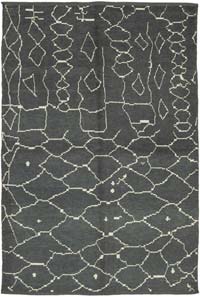 New Moroccan Style Hand-Knotted Tulu Rug - 6' 4" x 9' 1" (76" x 109")