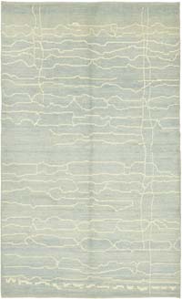 New Moroccan Style Hand-Knotted Tulu Rug - 6' 3" x 9' 10" (75" x 118")