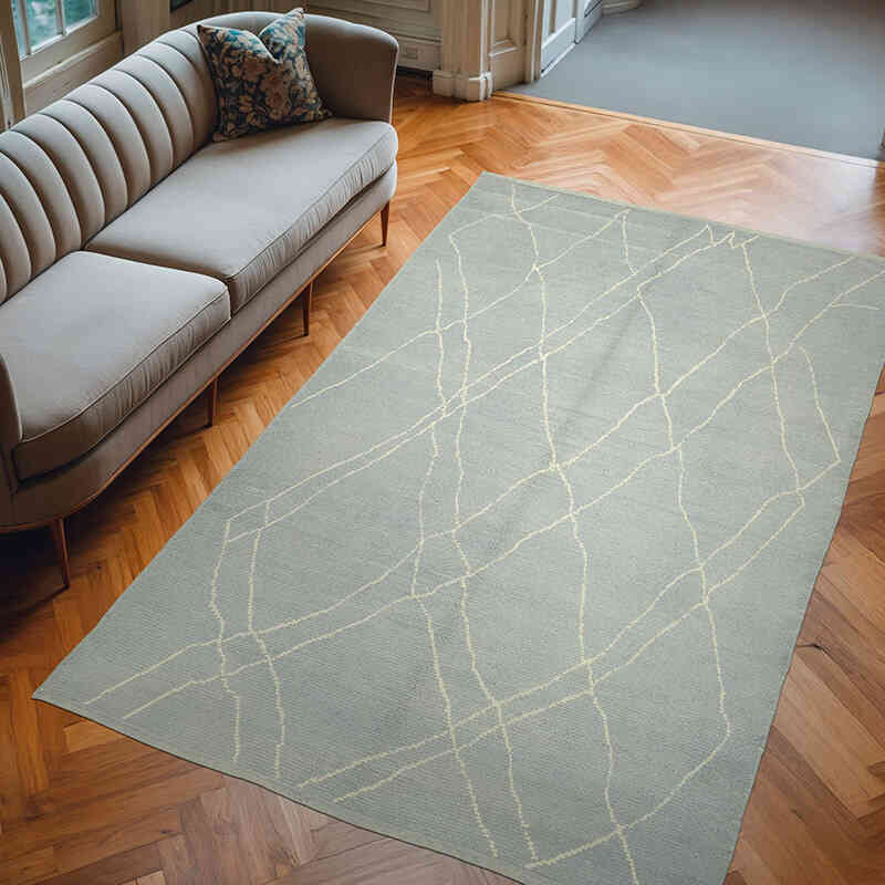 Yeni Fas Stili El Dokuma Tulu - 188 cm x 293 cm - K0057511