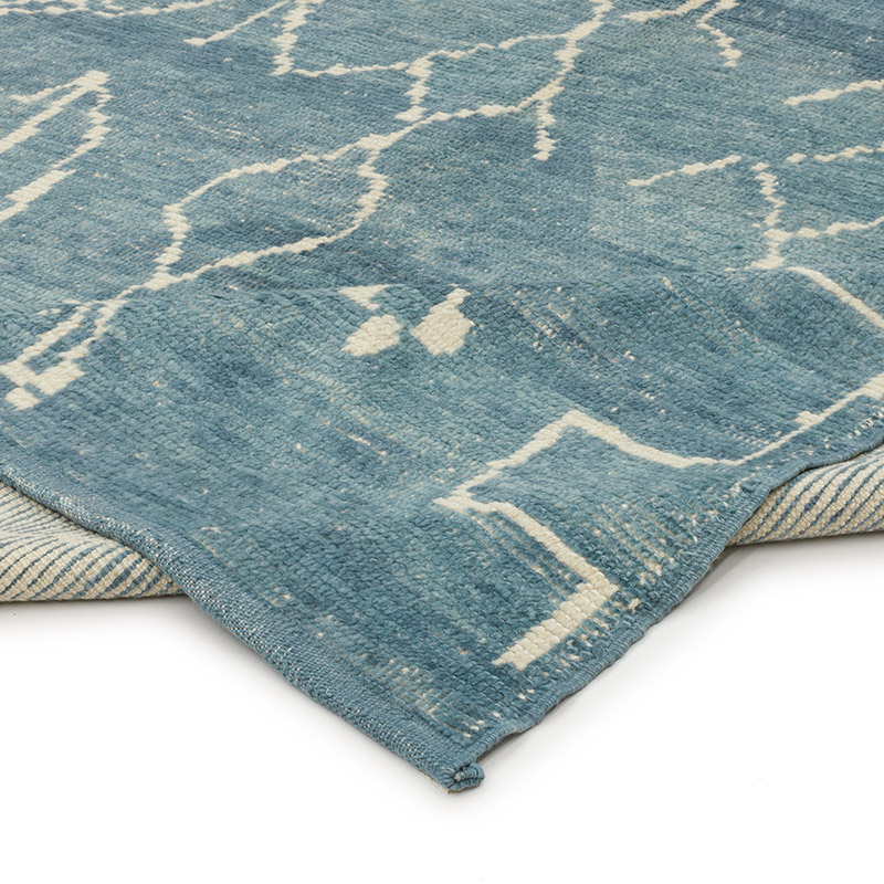 Alfombra "Tulu" de estilo marroquí anudada a mano - 196 cm x 291 cm - K0057513