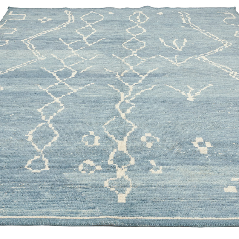 Alfombra "Tulu" de estilo marroquí anudada a mano - 196 cm x 291 cm - K0057513