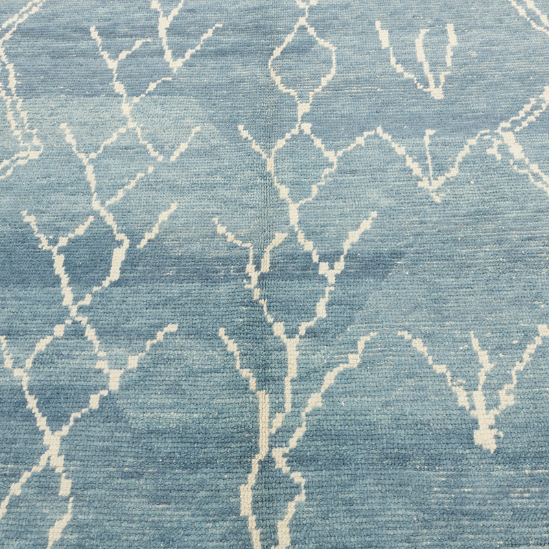 Alfombra "Tulu" de estilo marroquí anudada a mano - 196 cm x 291 cm - K0057513