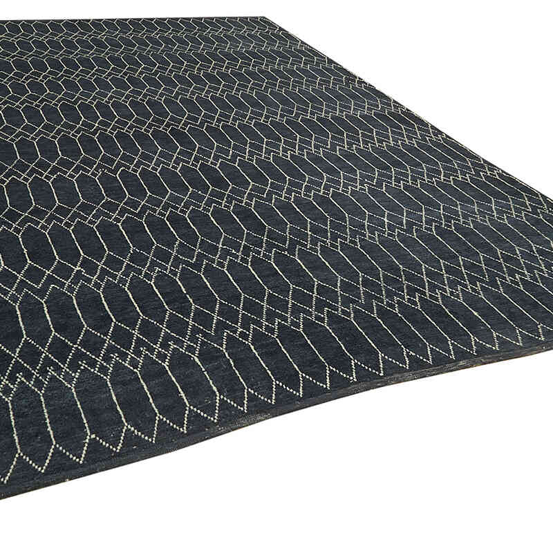 Alfombra "Tulu" de estilo marroquí anudada a mano - 283 cm x 374 cm - K0057527