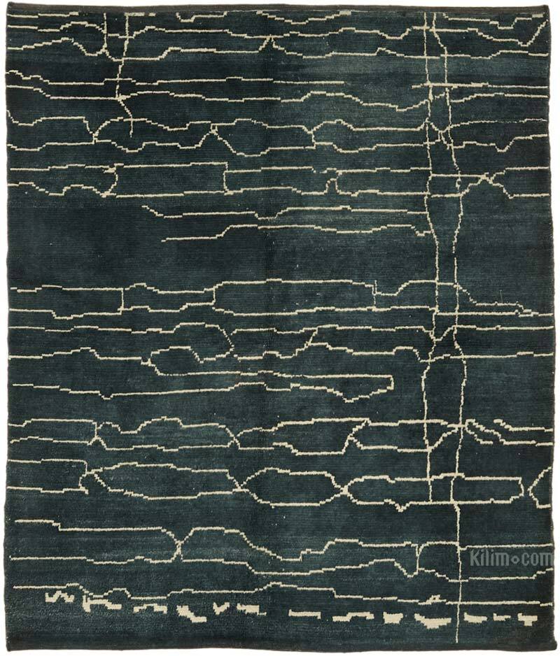 Alfombra "Tulu" de estilo marroquí anudada a mano - 194 cm x 234 cm - K0057531