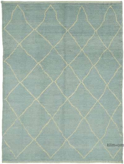 Moroccan Style Hand-Knotted Tulu Rug - 5' 8" x 7' 3" (68 in. x 87 in.)