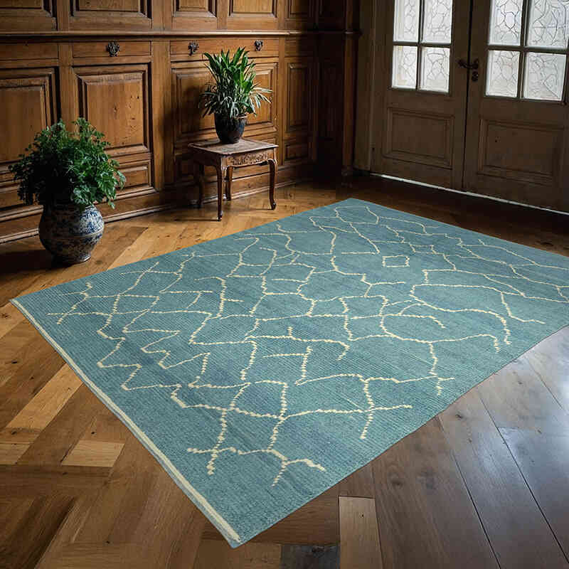 Yeni Fas Stili El Dokuma Tulu - 170 cm x 224 cm - K0057537