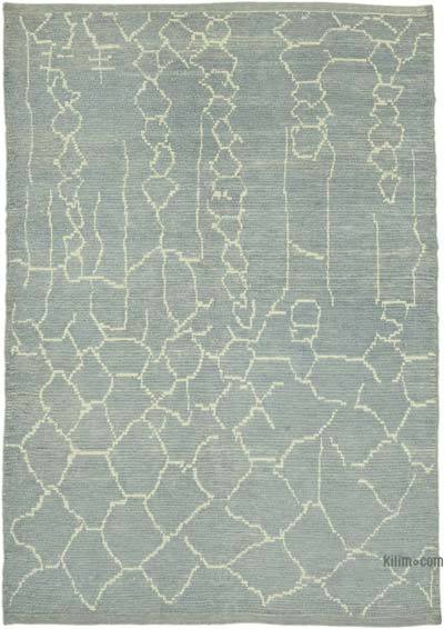 Moroccan Style Hand-Knotted Tulu Rug - 5' 1" x 7' 3" (61 in. x 87 in.)