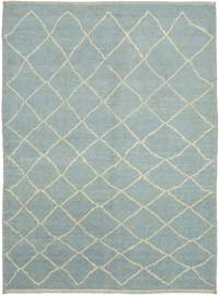 New Moroccan Style Hand-Knotted Tulu Rug - 5' 9" x 7' 7" (69" x 91")