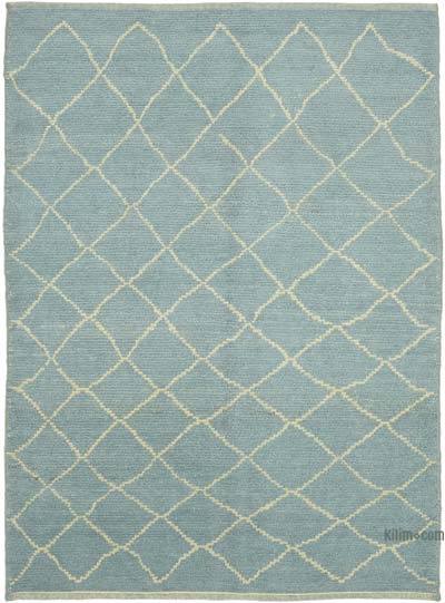 Moroccan Style Hand-Knotted Tulu Rug - 5' 9" x 7' 7" (69 in. x 91 in.)