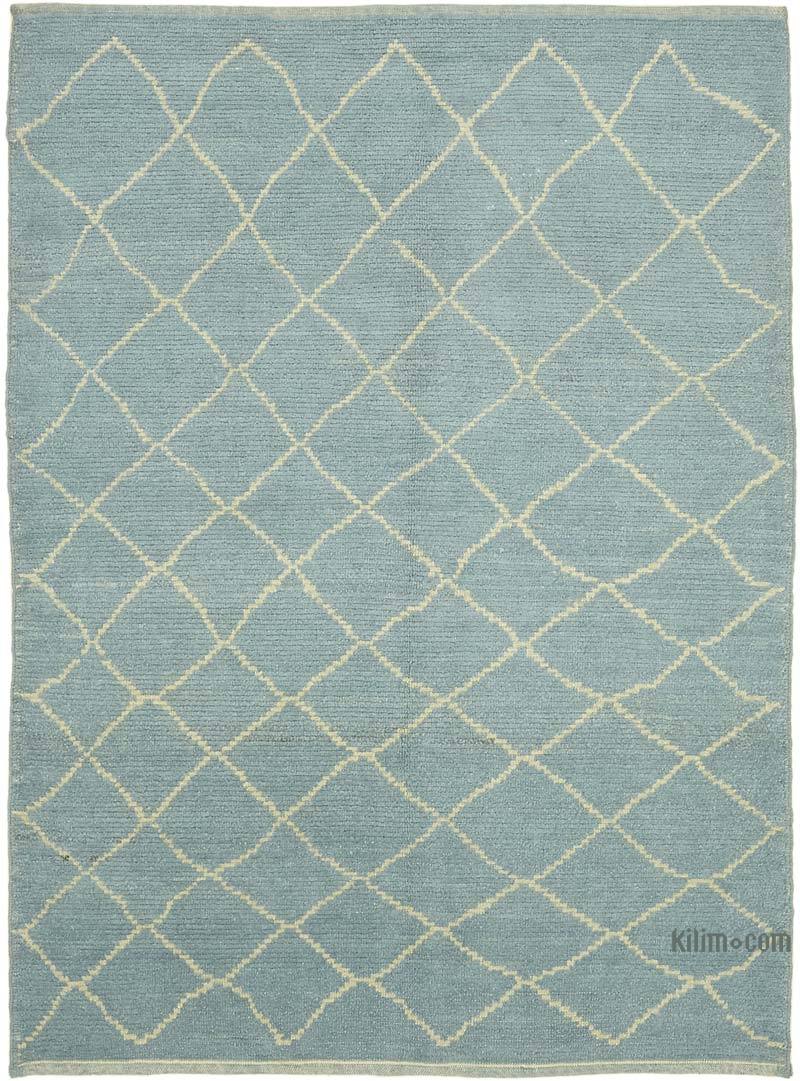 Moroccan Style Hand-Knotted Tulu Rug - 5' 9" x 7' 7" (69 in. x 91 in.) - K0057552