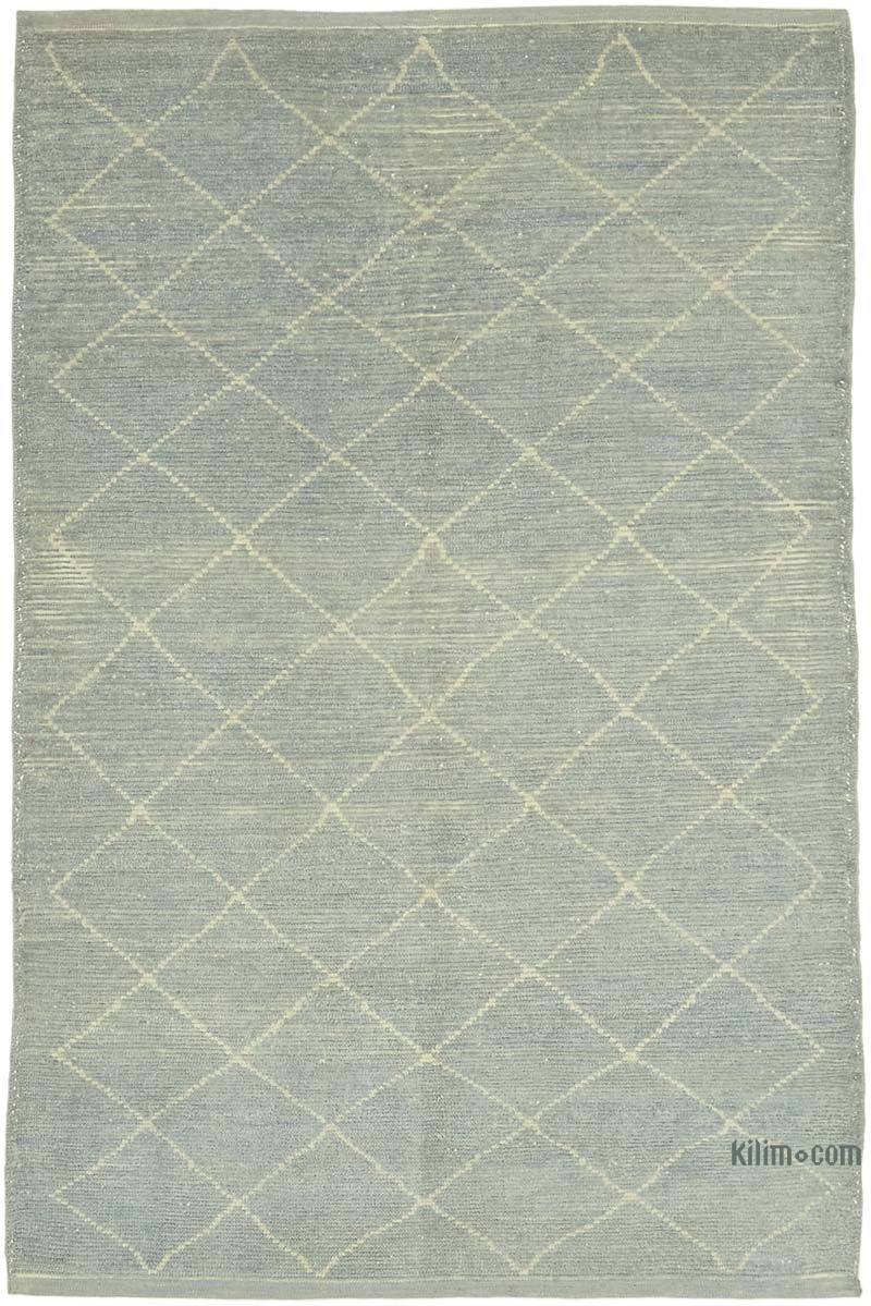 Moroccan Style Hand-Knotted Tulu Rug - 5' 1" x 7' 9" (61 in. x 93 in.) - K0057553