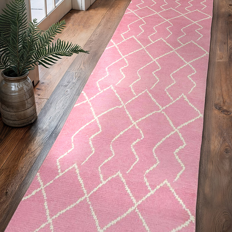 Fas Stili Yeni Tülü Yolluk - 93 cm x 370 cm - K0057567