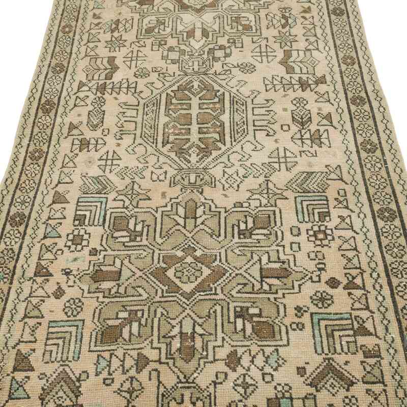 Corredora Anudada a Mano Oriental Vintage - 96 cm x 366 cm - K0057615