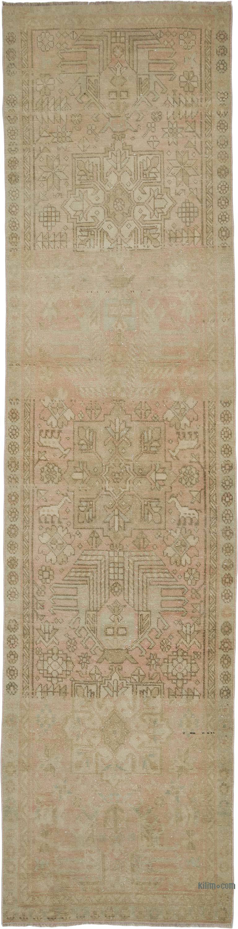 Vintage Persian Hand-Knotted Runner - 3' 1" x 12' 2" (37 in. x 146 in.) - K0057620