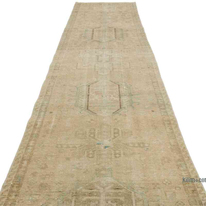 Vintage Persian Hand-Knotted Runner - 3'  x 12' 10" (36 in. x 154 in.) - K0057621