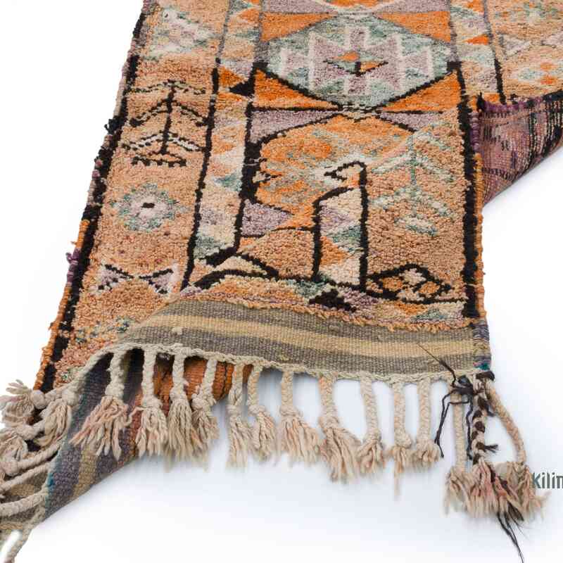 Vintage Tribal Runner Rug - 3' 1" x 13' 1" (37" x 157") - K0057626