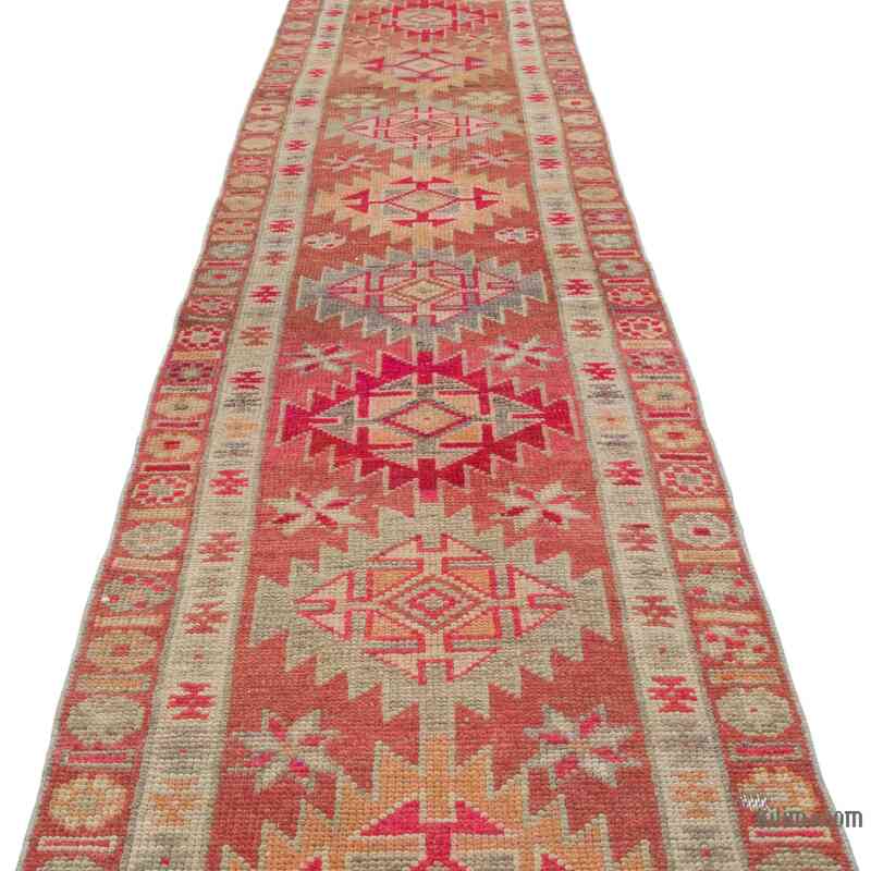 Vintage Tribal Runner Rug - 2' 7" x 13' 5" (31" x 161") - K0057627
