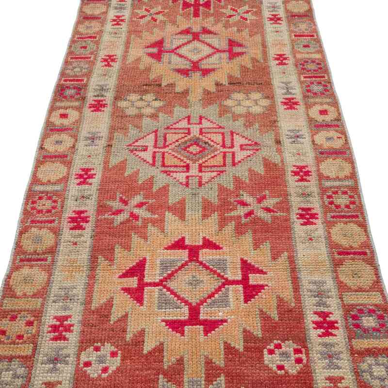 Vintage Tribal Runner Rug - 2' 7" x 13' 5" (31" x 161") - K0057627