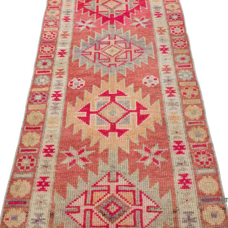 Vintage Tribal Runner Rug - 2' 7" x 13' 5" (31" x 161") - K0057627