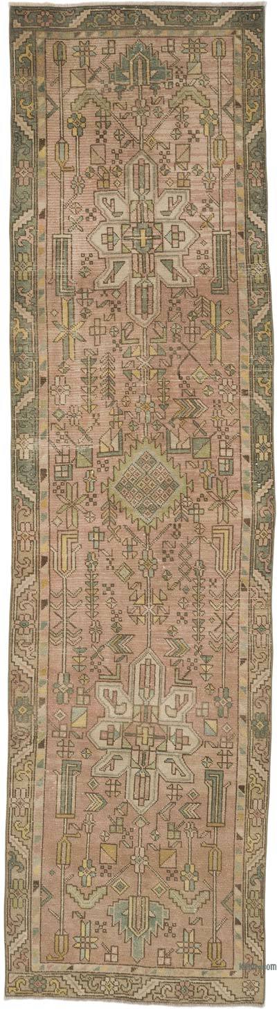 Vintage Persian Hand-Knotted Runner - 3' 3" x 12' 2" (39 in. x 146 in.)