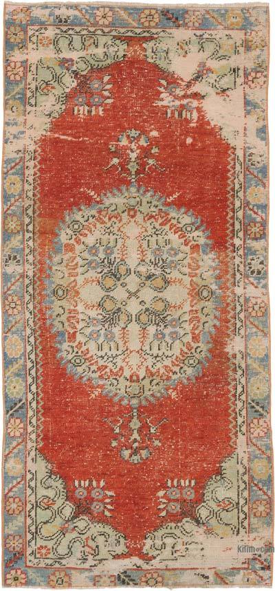 Vintage Turkish Hand-Knotted Rug - 3'  x 6' 5" (36 in. x 77 in.)