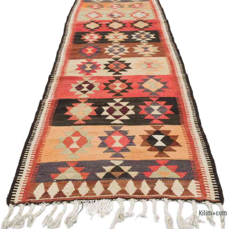 Vintage Anadolu Kilim Yolluk - 86 cm x 312 cm - K0057646