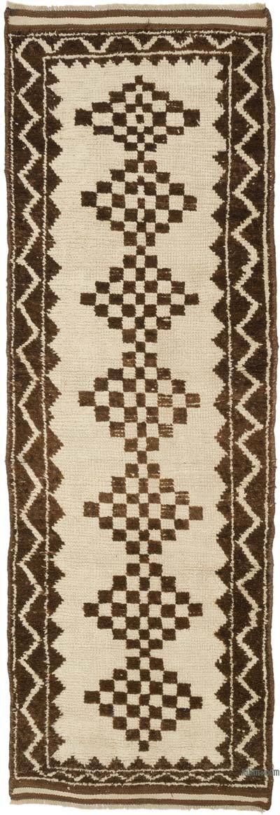 Turkish Kilim Runner Handmade Kitchen Rug 236 x 85 cm = 7.7 x 2.7 ft Bohemian Striped Design Rug Vintage Wool Runner Free Shipping