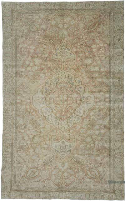 Vintage Turkish Hand-Knotted Rug - 5' 11" x 9' 5" (71 in. x 113 in.)