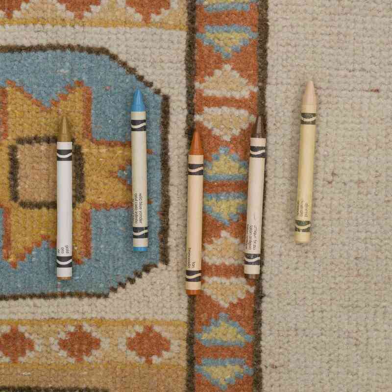 Vintage Turkish Hand-Knotted Rug - 5' 1" x 7' 3" (61" x 87") - K0057655