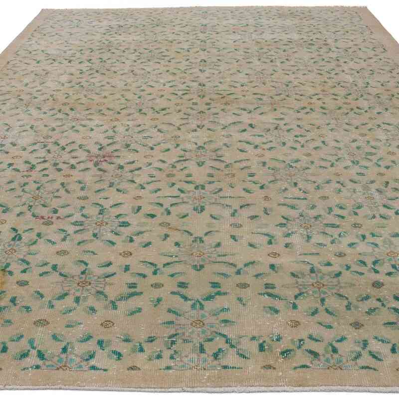 Vintage Turkish Hand-Knotted Rug - 7' 3" x 10'  (87 in. x 120 in.) - K0057673