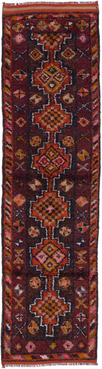 Vintage Anadolu Yolluk - 86 cm x 312 cm