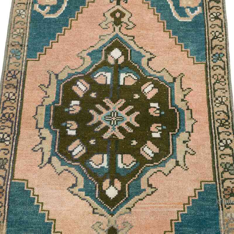 Vintage Turkish Hand-Knotted Rug - 1' 9" x 3' 3" (21" x 39") - K0057683