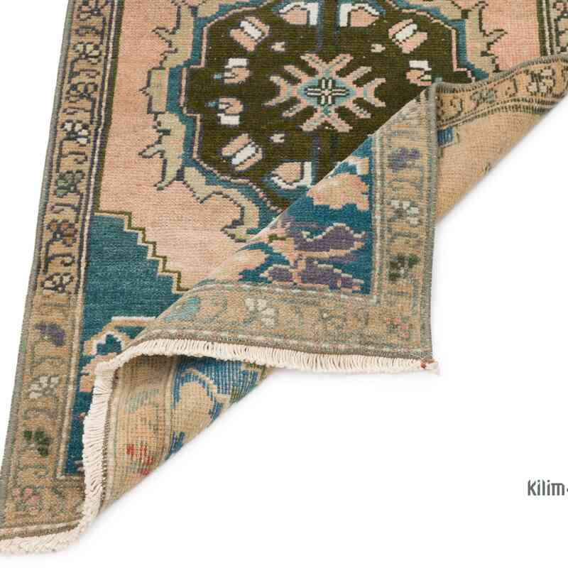 Vintage Turkish Hand-Knotted Rug - 1' 9" x 3' 3" (21" x 39") - K0057683