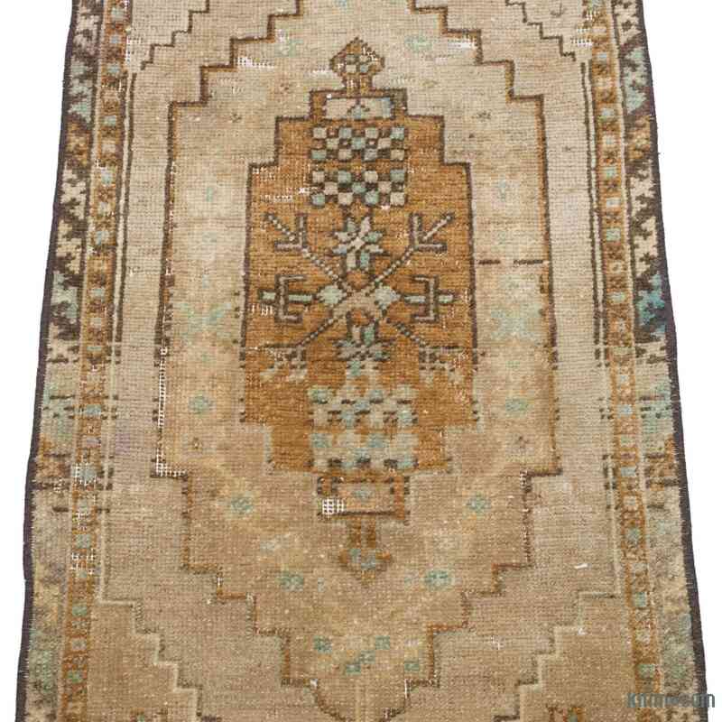 Vintage Turkish Hand-Knotted Rug - 1' 6" x 3' 7" (18 in. x 43 in.) - K0057690
