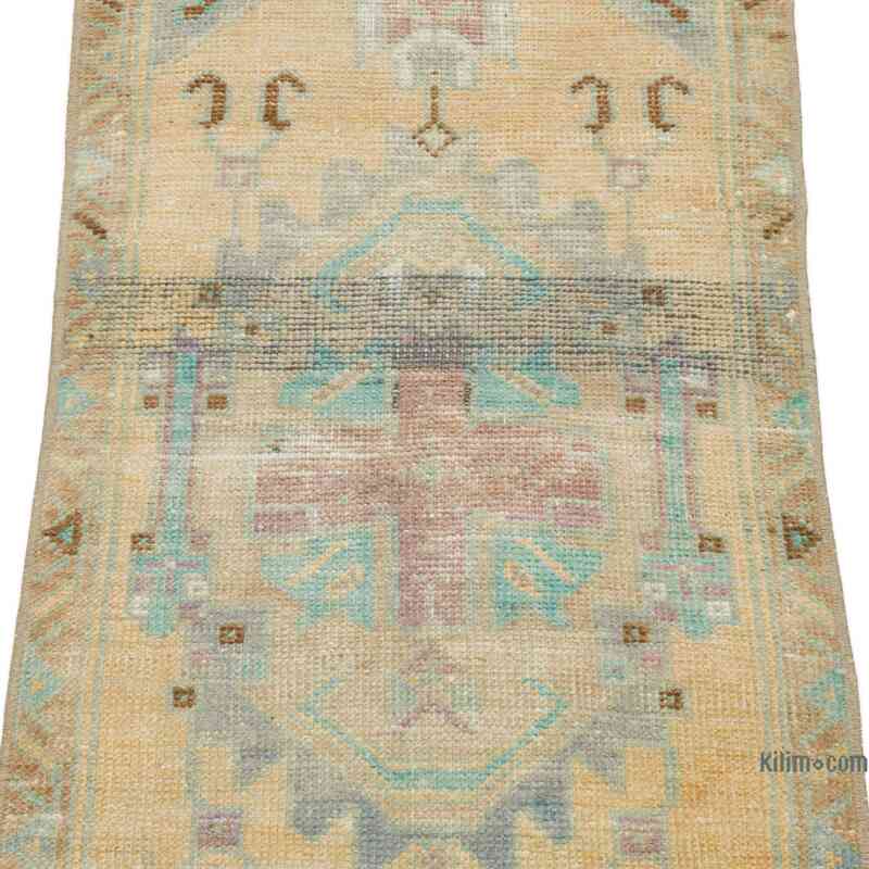 Alfombra Vintage Turca Anudada a Mano - 48 cm x 100 cm - K0057691