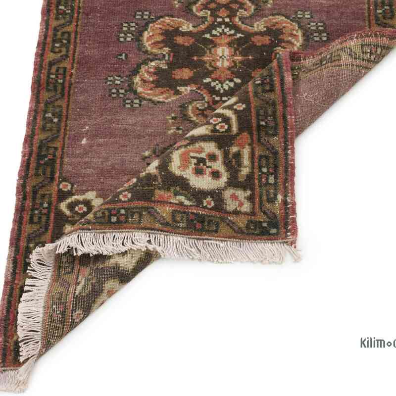 Alfombra Vintage Turca Anudada a Mano - 54 cm x 95 cm - K0057696