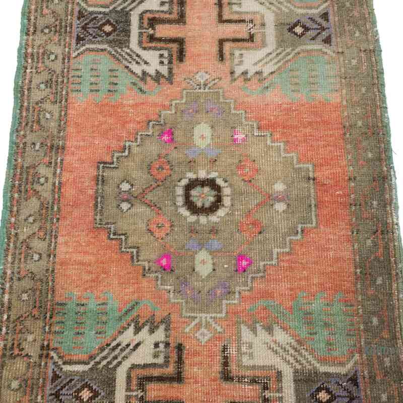 Vintage Turkish Hand-Knotted Rug - 1' 8" x 3' 1" (20 in. x 37 in.) - K0057697