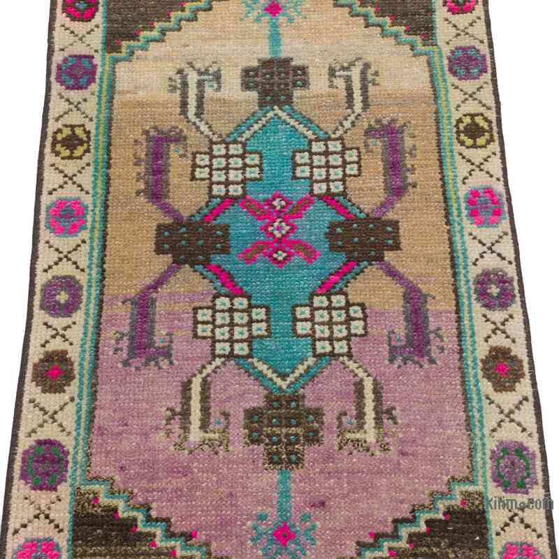 Vintage Turkish Hand-Knotted Rug - 1' 7" x 2' 10" (19 in. x 34 in.) - K0057704
