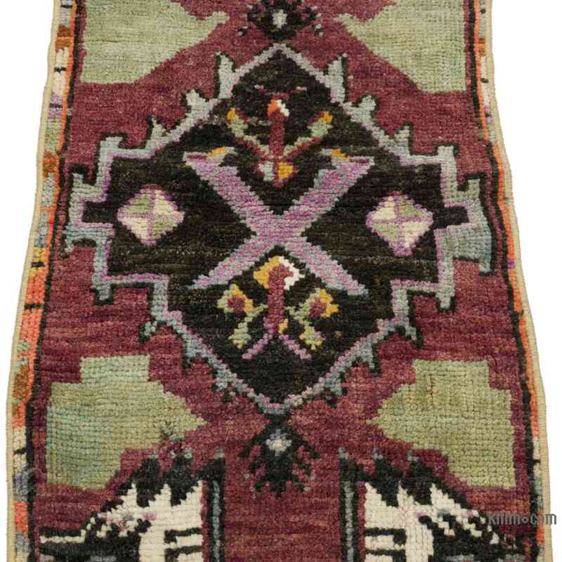 Vintage Turkish Hand-Knotted Rug - 1' 7" x 3' 11" (19 in. x 47 in.) - K0057716