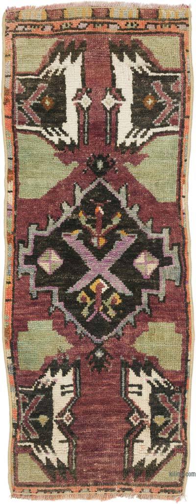 Vintage Turkish Hand-Knotted Rug - 1' 7" x 3' 11" (19 in. x 47 in.)