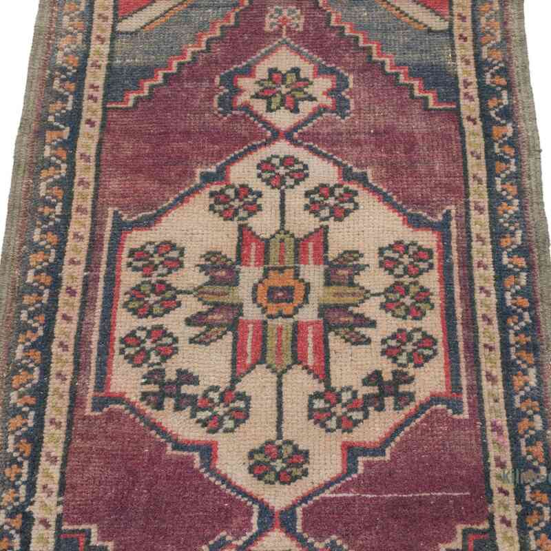 Vintage Turkish Hand-Knotted Rug - 1' 9" x 3' 7" (21 in. x 43 in.) - K0057719