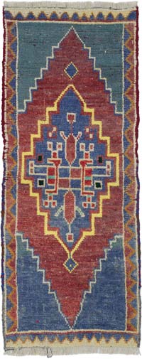 El Dokuma Vintage Halı - 45 cm x 106 cm