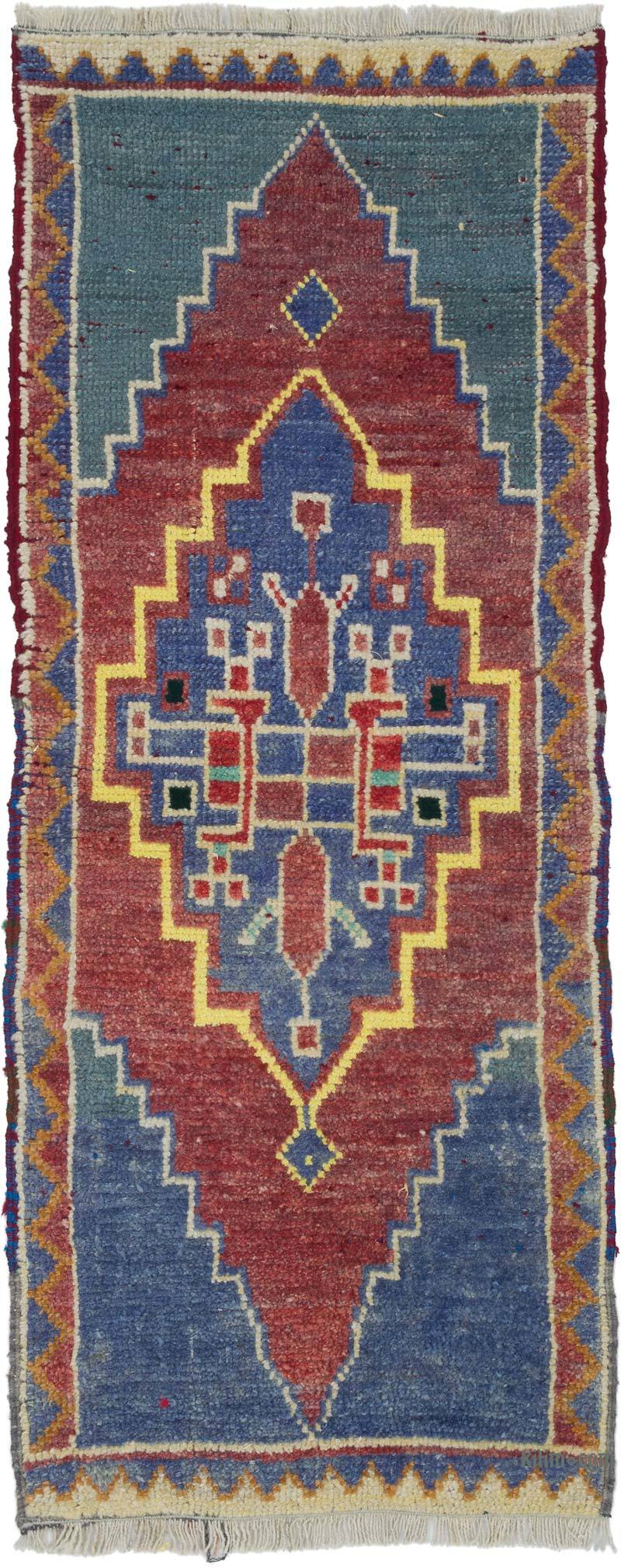 El Dokuma Vintage Halı - 45 cm x 106 cm - K0057721