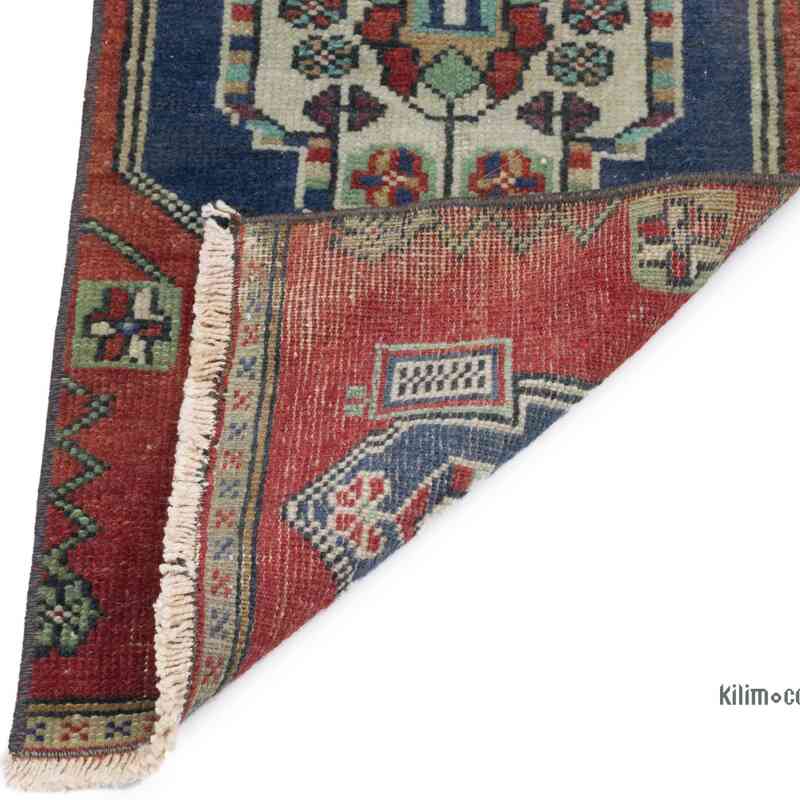 Alfombra Vintage Turca Anudada a Mano - 37 cm x 84 cm - K0057722
